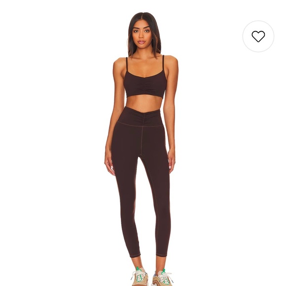 New Camila Coelho Dana 7/8 Legging in Deep Brown size XS - Picture 4 of 8